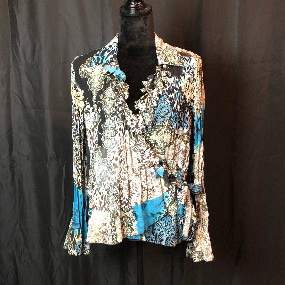 NY Collection Bohemian Wrap